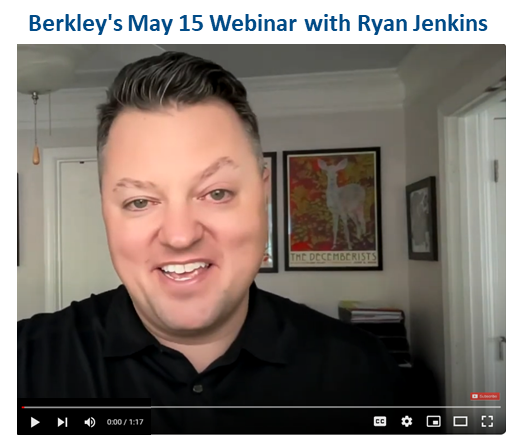 Berkey's May 15 Webinar with Ryan Jenkins